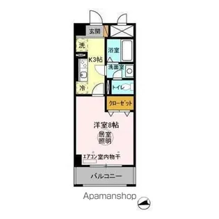 アルカンシェル【5階】の間取り