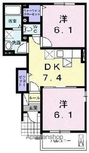 若葉A【1階】の間取り