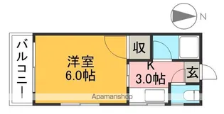 パークハイツ相模【2階】の間取り