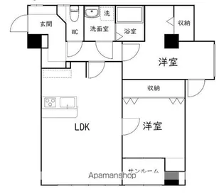 グランメゾン芙蓉【2階】の間取り