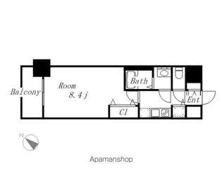プレサンス鶴舞公園セラヴィ【9階】の間取り
