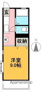 デイライト弥生【2階】の間取り
