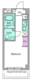 スタイリオフィット新綱島【4階】の間取り