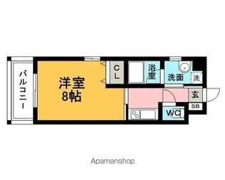 エムティースクエア吉塚駅前【4階】の間取り