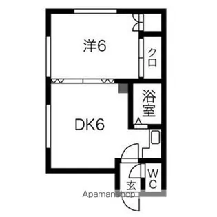 マンションりら【2階】の間取り