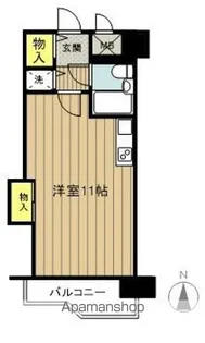 朝日プラザエザース中央【905号室】の間取り