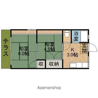 シティハイムグレース【1階】の間取り