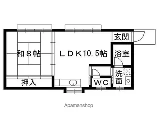 カーサ庄司【2階】の間取り