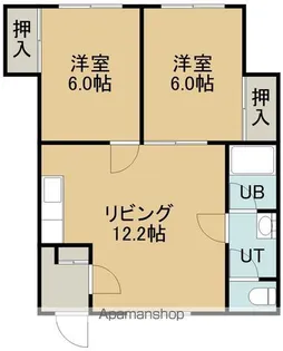 シャノワール【203号室】の間取り