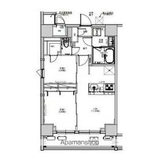 SーRESIDENCE綾瀬RIVIE【3階】の間取り