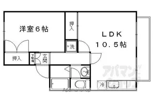 セジュール山ノ森【205-A号室】の間取り