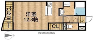 アラモードⅡ【4階】の間取り