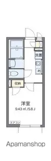 ヴィアロ高島平レジデンスB【1階】の間取り