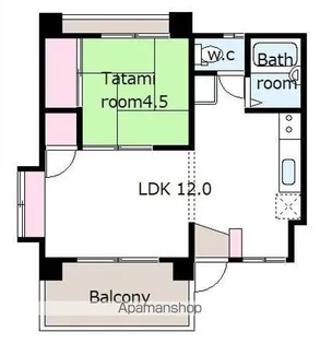 サンハイツマンション【303号室】の間取り