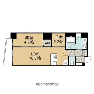 東京都台東区三筋2丁目【マンション】の間取り