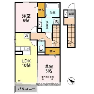 サンフィールド【2階】の間取り