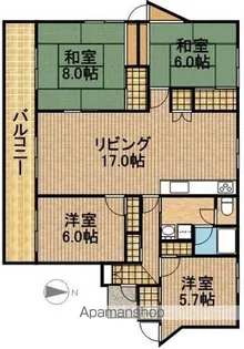 メゾン・ド・エスポワール【1階】の間取り