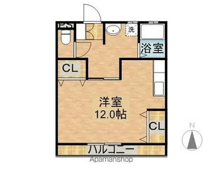 ハイツ江平【1階】の間取り