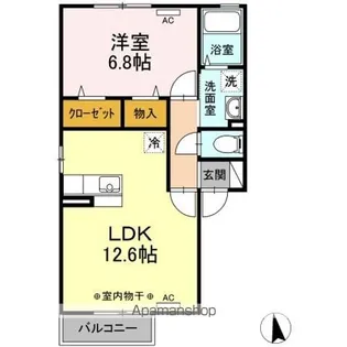 CASAーI(カーサアイ)【1階】の間取り
