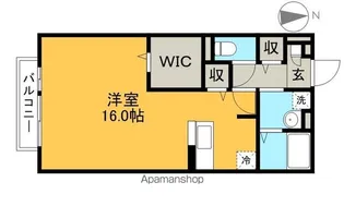 ヴィヴレ北金田【2階】の間取り