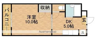 ア・ラ・モードS【2階】の間取り