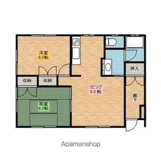 レジデンス・昴【1階】の間取り