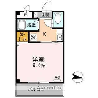 コーポひかり【2階】の間取り