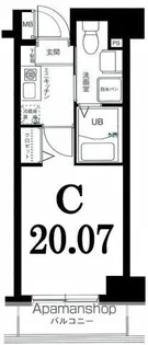 グリフィン横浜・弁天通り【303号室】の間取り