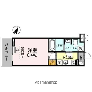 LAULE’A越谷【5階】の間取り
