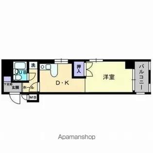アルファエステート扇町【10階】の間取り