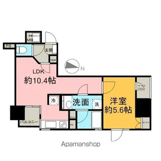 ザ・ライオンズ定禅寺タワー【6階】の間取り