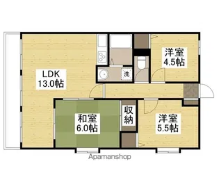 コージーコートM【403号室】の間取り