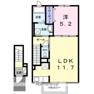 ニューエアリー【2階】の間取り