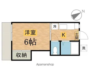 ビューコート高尾【105号室】の間取り