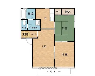 フロンティア1.2.3.4【1202号室】の間取り