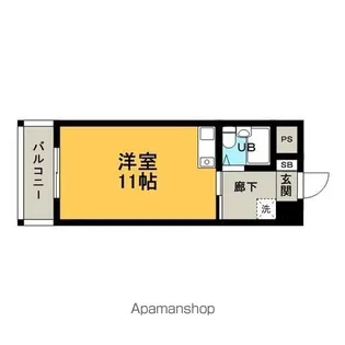福岡県福岡市博多区比恵町【マンション】の間取り