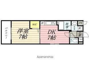 ピアチェーレ医大南【2階】の間取り