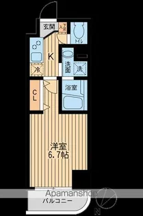 HF関内レジデンス【10階】の間取り