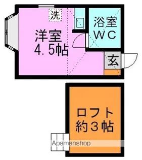 ロージェⅢ【2階】の間取り