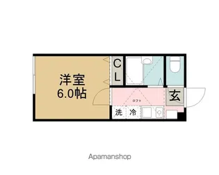 ドルフ相模大野【102号室】の間取り