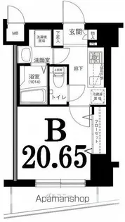 グリフィン横浜・ディアコート【11階】の間取り