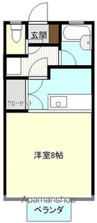 エレガンス出北【203号室】の間取り