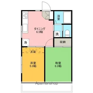 ルーミー甲府116号館【101号室】の間取り