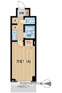 ドゥーエ西大島【2階】の間取り