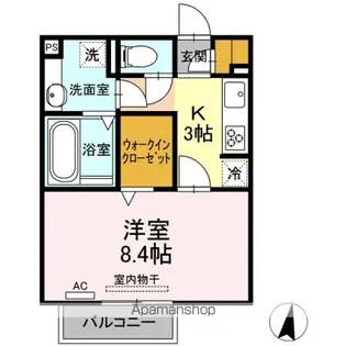 マーガレット【2階】の間取り
