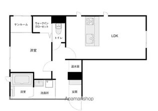 CASA DOLCE【301号室】の間取り
