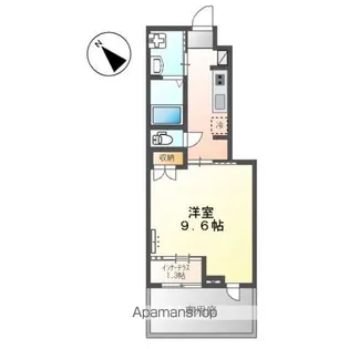 N ANCHORAGE【103号室】の間取り