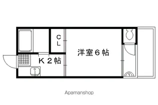 フクヤハウス【106号室】の間取り