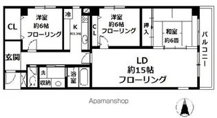 幕張台パークレジデンス【2階】の間取り