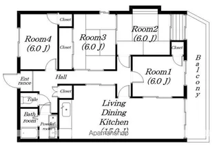 南郷ハイツ【510号室】の間取り